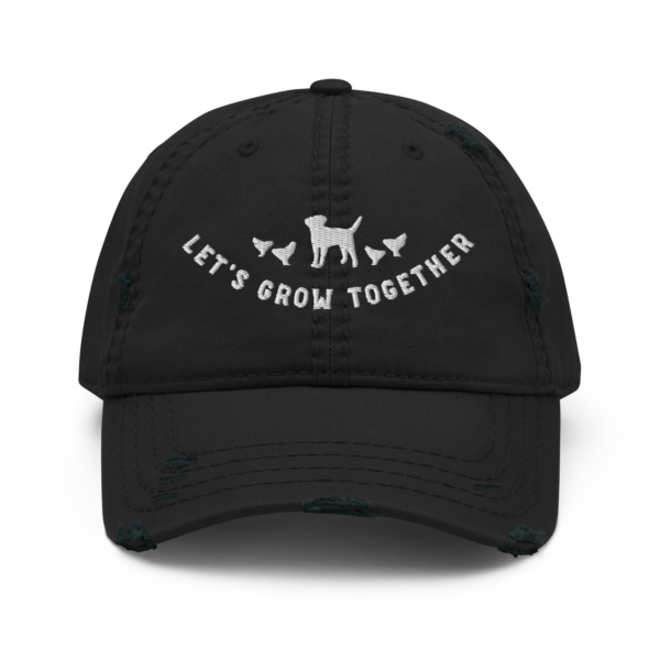 Let's Grow Together Distressed Hat - Image 2