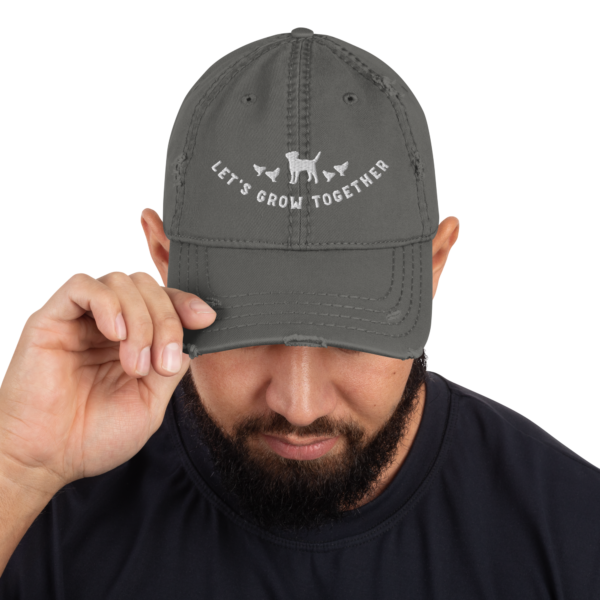 Let's Grow Together Distressed Hat - Image 8