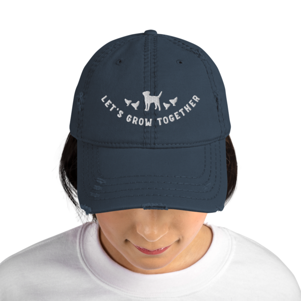 Let's Grow Together Distressed Hat - Image 12