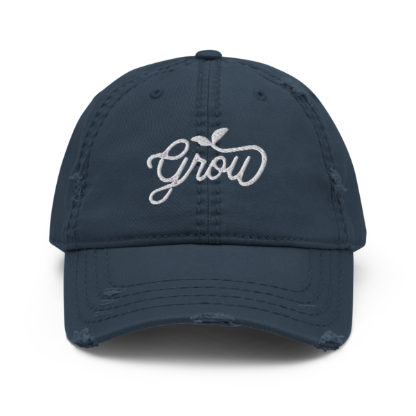 Grow Sprout Distressed Hat