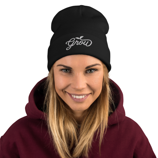 Grow Sprout Embroidered Beanie - Image 2