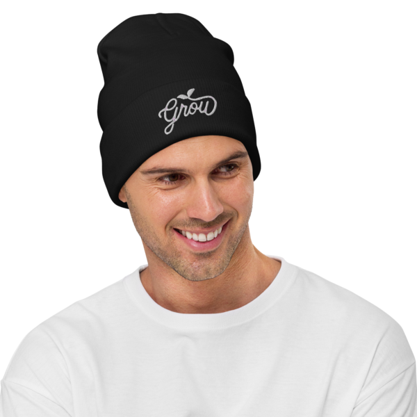 Grow Sprout Embroidered Beanie - Image 4