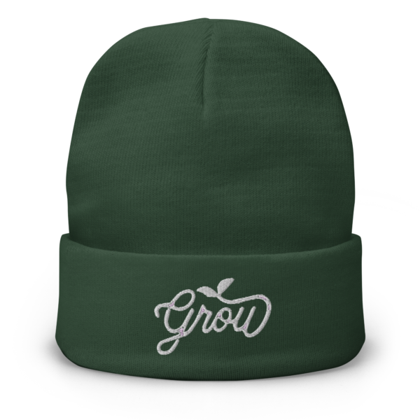 Grow Sprout Embroidered Beanie - Image 5