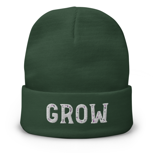 Grow Embroidered Beanie - Image 4