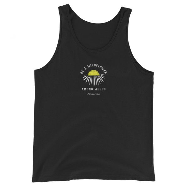 Wildflower Daisy Unisex Tank Top - Image 2