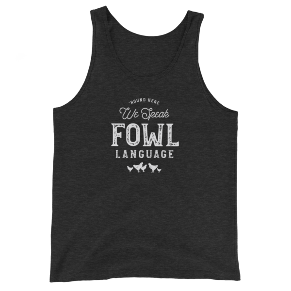 FOWL Language Unisex Tank Top - Image 2