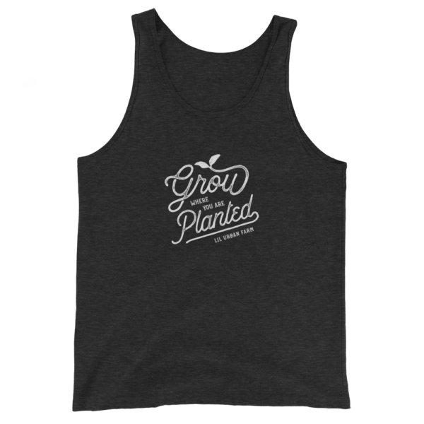 Grow Where You Are Planted Unisex Tank Top - Image 3