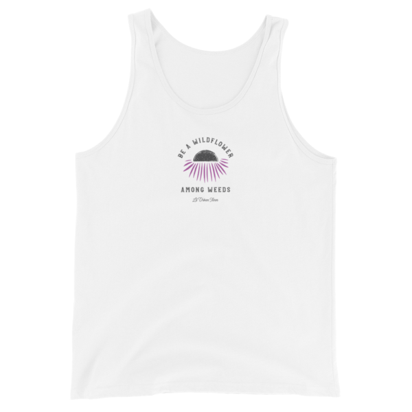 Wildflower Echinacea Unisex Tank Top