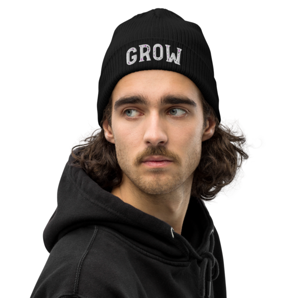 Grow Organic ribbed beanie - Image 3