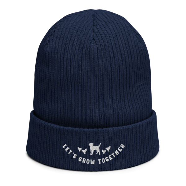 Let's Grow Together Organic ribbed beanie - Image 7