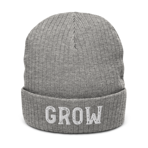 Grow Ribbed knit beanie