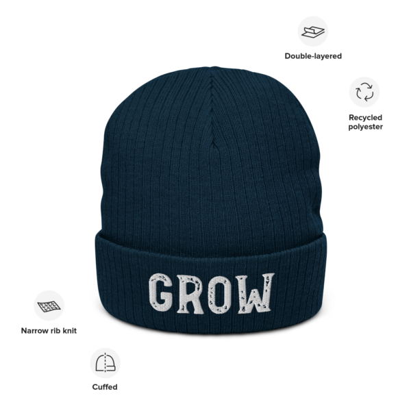 Grow Ribbed knit beanie - Image 5