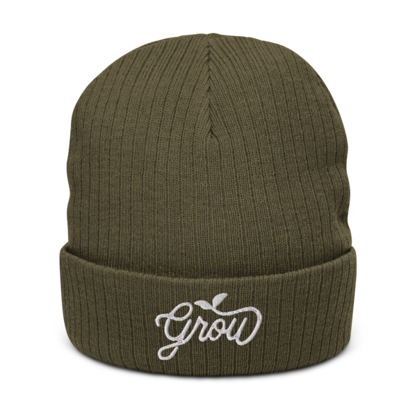 Grow Sprout Ribbed knit beanie - Image 3