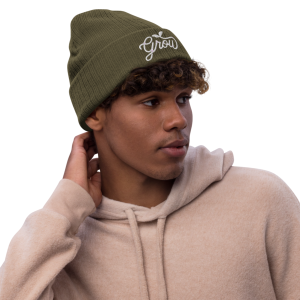 Grow Sprout Ribbed knit beanie - Image 9