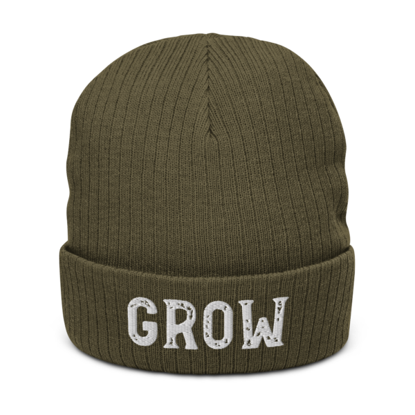 Grow Ribbed knit beanie - Image 2