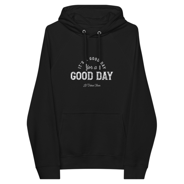 Good Day Unisex eco raglan hoodie - Image 3