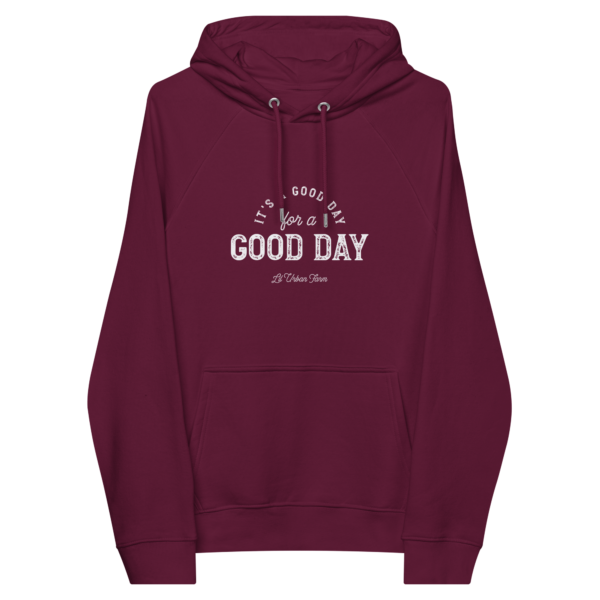 Good Day Unisex eco raglan hoodie - Image 2