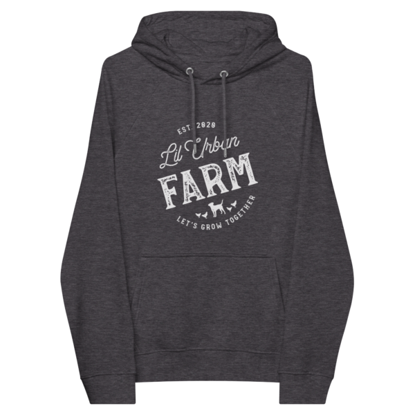 Lil Urban Farm Unisex eco raglan hoodie - Image 2