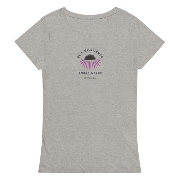 Wildflower Echinacea Women’s basic organic t-shirt - Image 3