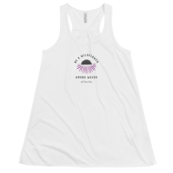 Wildflower Echinacea Women's Flowy Racerback Tank