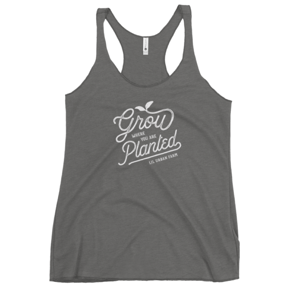 Grow Where You Are Planted Women's Racerback Tank - Image 5