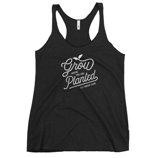 Grow Where You Are Planted Women's Racerback Tank - Image 2