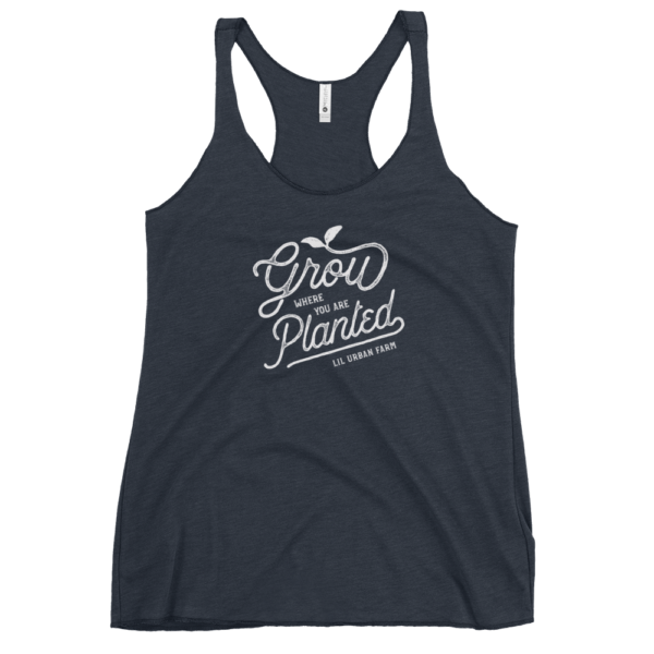 Grow Where You Are Planted Women's Racerback Tank - Image 3