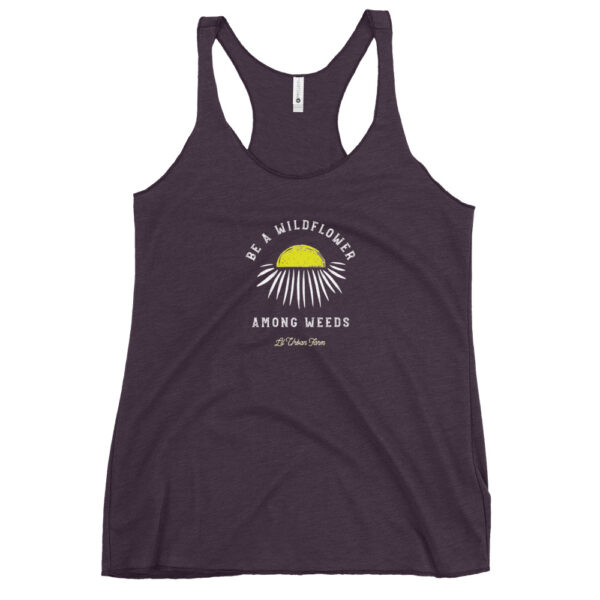 Wildflower Daisy Women's Racerback Tank - Image 3