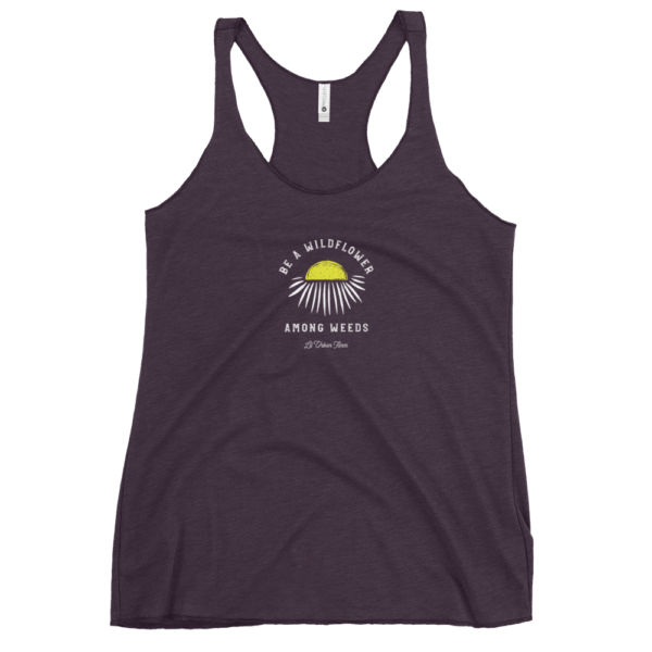 Wildflower Daisy Women's Racerback Tank - Image 4