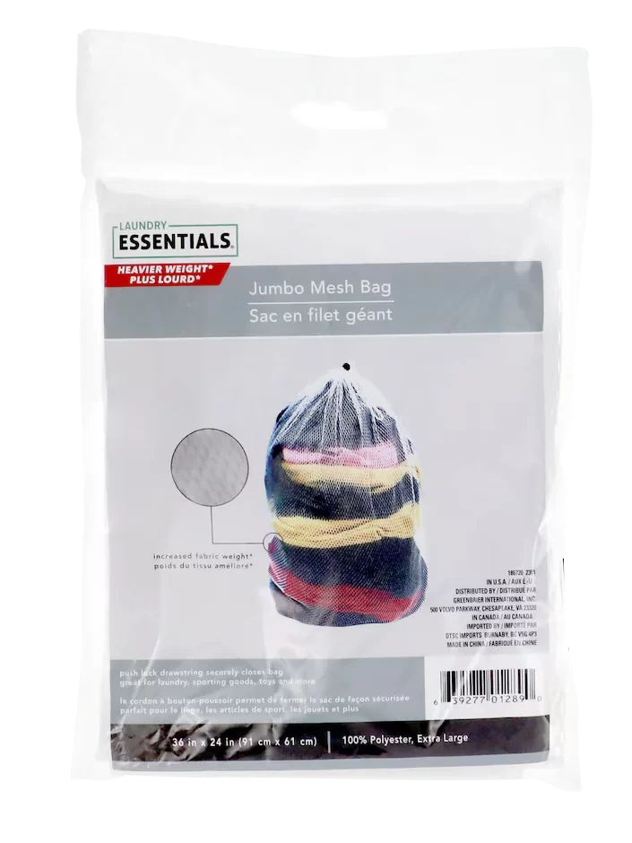 DollarStore items for protecting garden plants from pests: laundry bag
