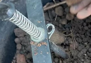 Lil Urban Farm uses a Compost Bucket Sifter to Sift Compost